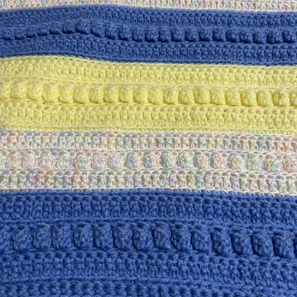 Handmade‎ Crochet Afghan Blanket 43